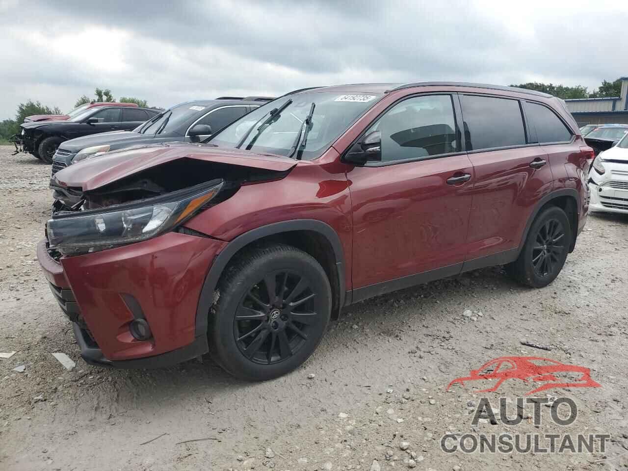 TOYOTA HIGHLANDER 2019 - 5TDJZRFHXKS981787