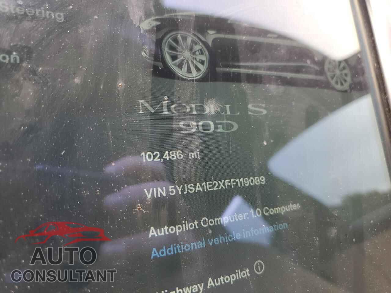 TESLA MODEL S 2015 - 5YJSA1E2XFF119089