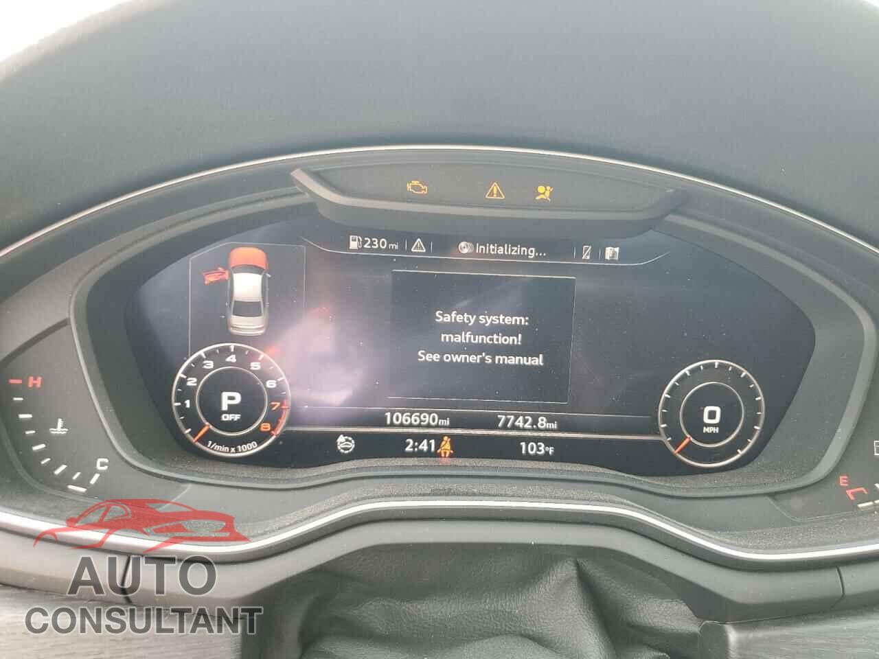 AUDI A4 2017 - WAUDNAF48HN046951