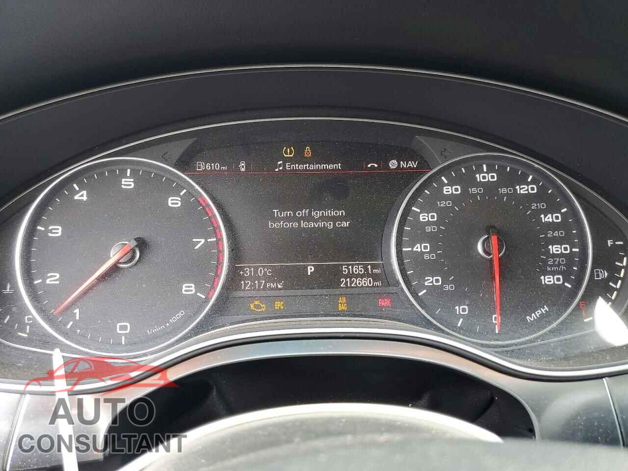 AUDI A6 2013 - WAUGFAFC4DN014381