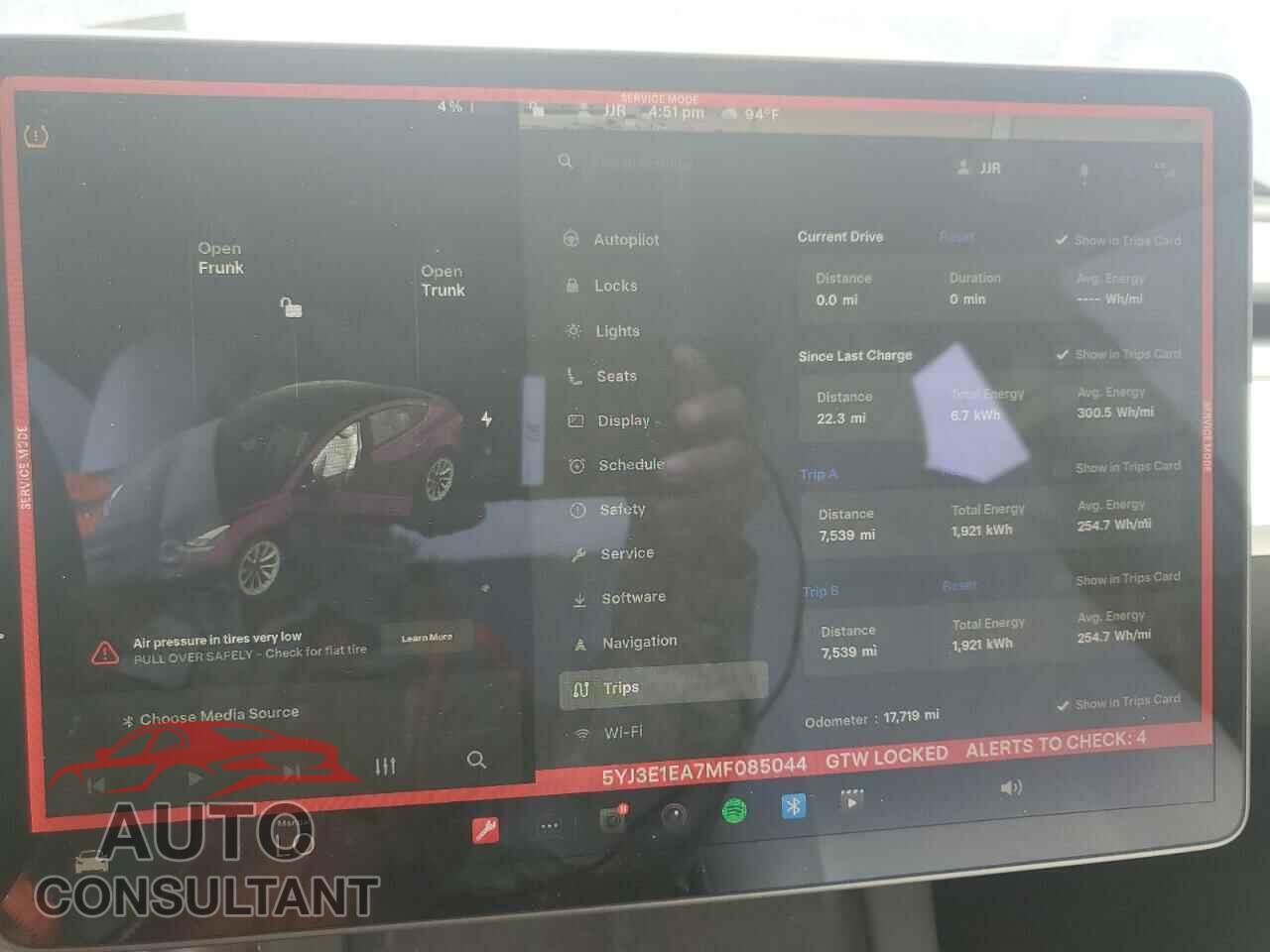 TESLA MODEL 3 2021 - 5YJ3E1EA7MF085044