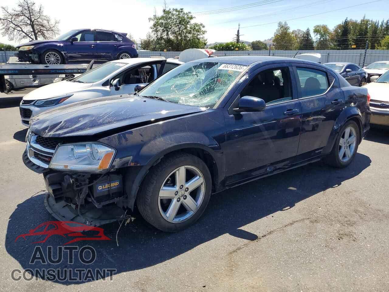 DODGE AVENGER 2013 - 1C3CDZCB8DN660741