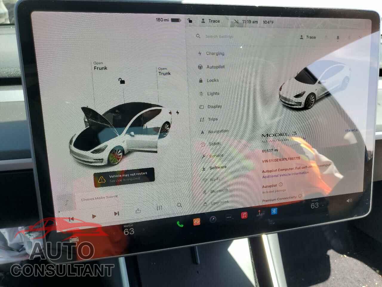TESLA MODEL 3 2020 - 5YJ3E1EA7LF661715