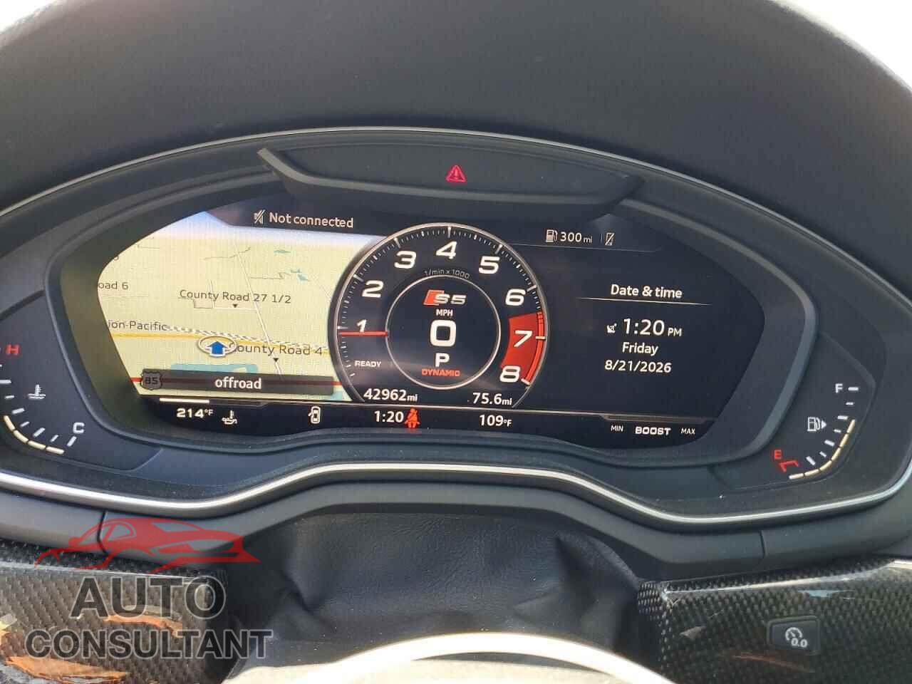 AUDI S5/RS5 2019 - WAUC4DF54KA070428