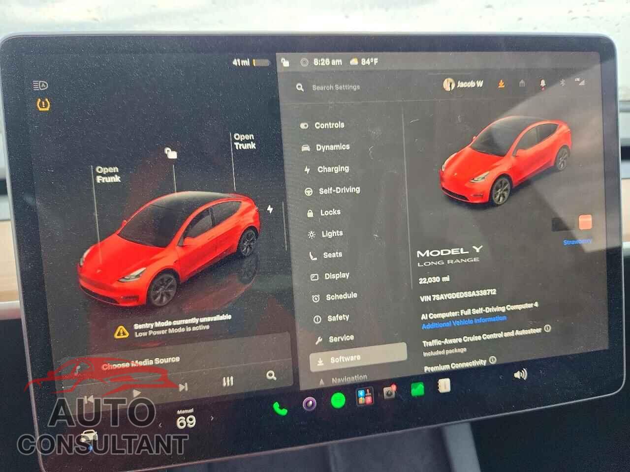 TESLA MODEL Y 2025 - 7SAYGDED5SA338712