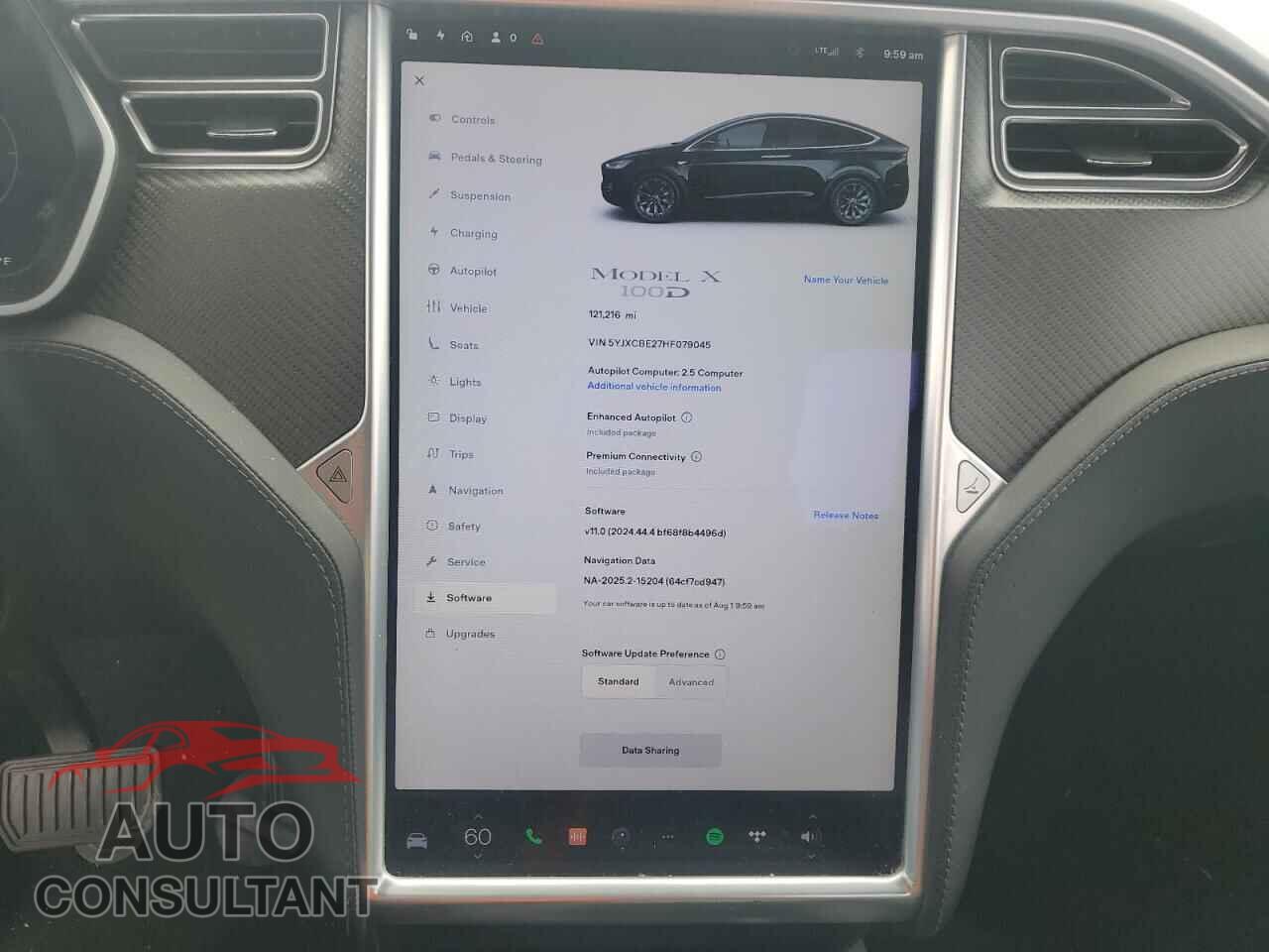 TESLA MODEL X 2017 - 5YJXCBE27HF079045
