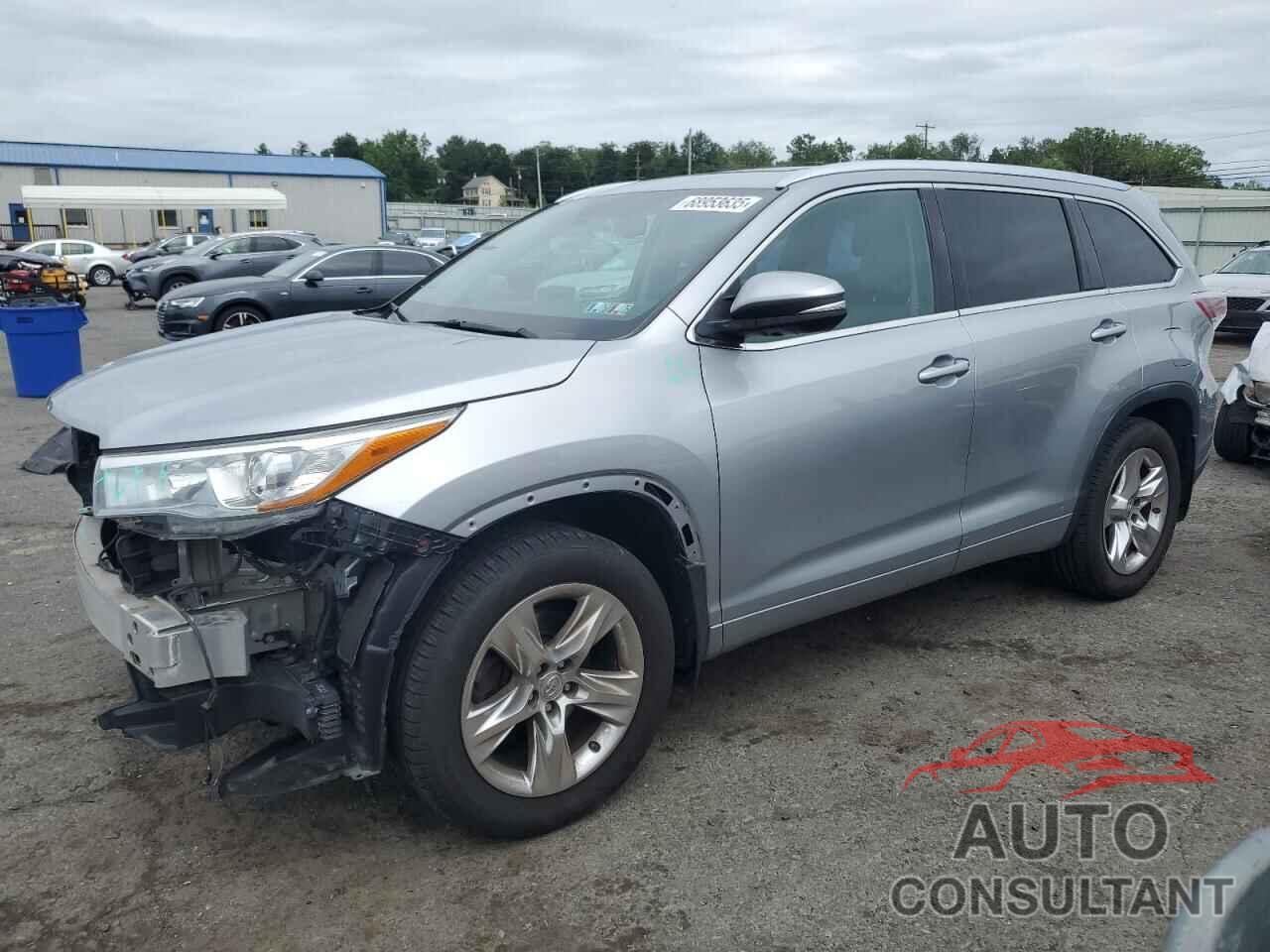 TOYOTA HIGHLANDER 2015 - 5TDDKRFH5FS146767