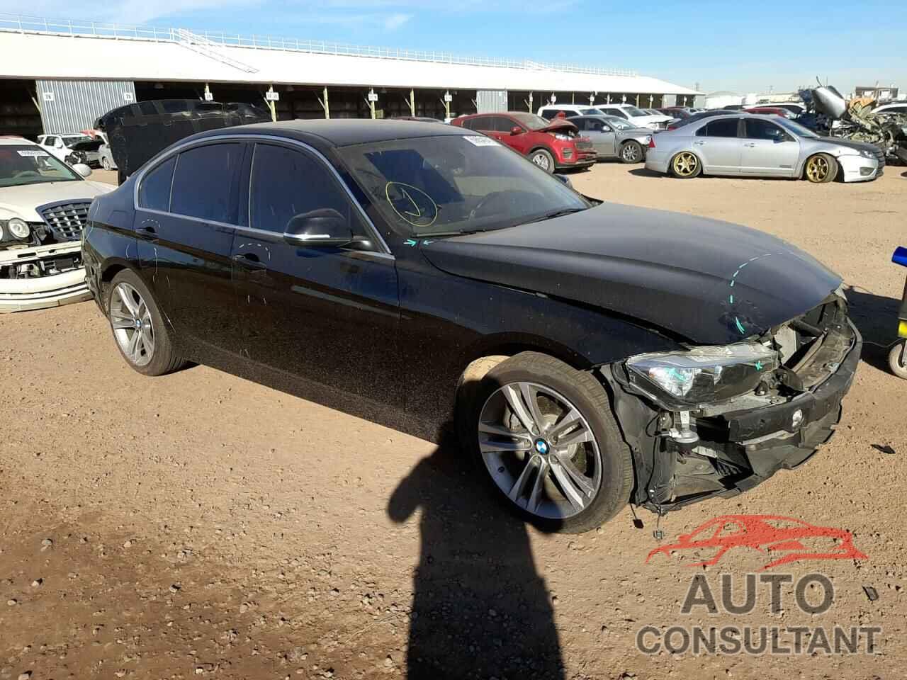 BMW 3 SERIES 2017 - WBA8B9G58HNU48579