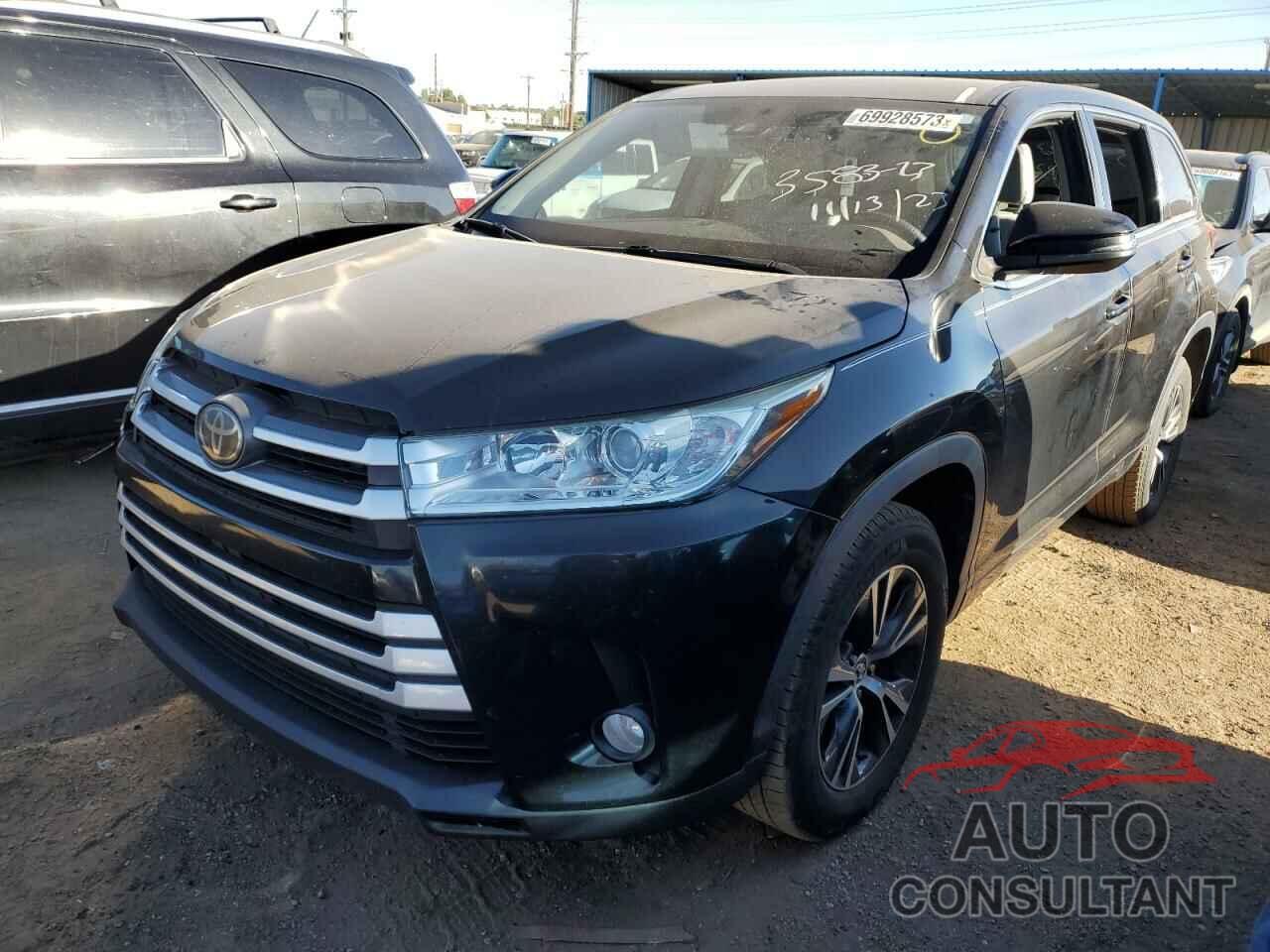 TOYOTA HIGHLANDER 2018 - 5TDZZRFH5JS244627