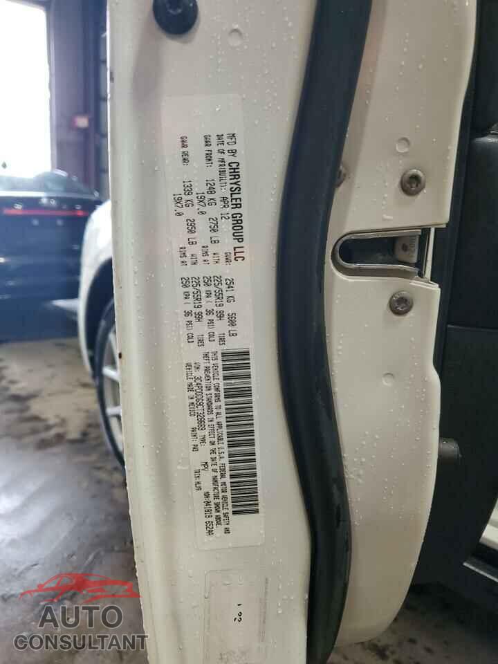 DODGE JOURNEY 2012 - 3C4PDDDG9CT328669