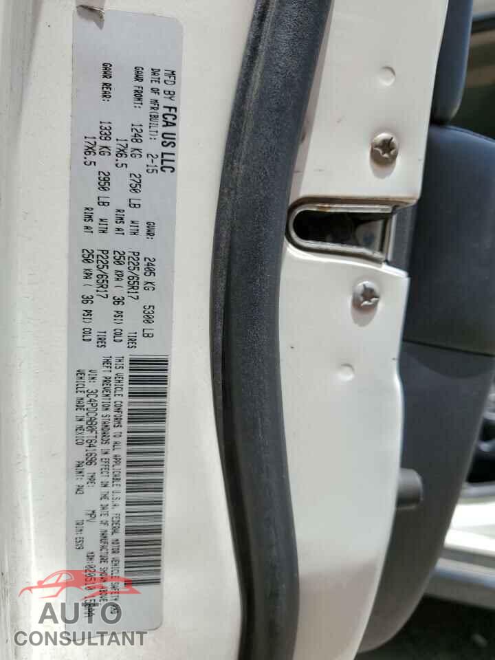 DODGE JOURNEY 2015 - 3C4PDCAB0FT641696