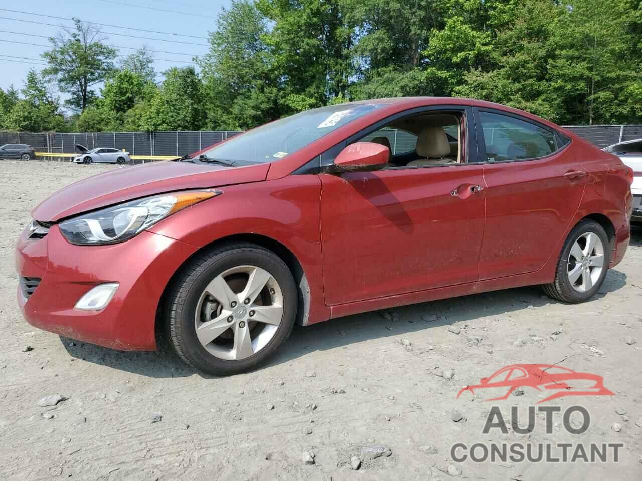 HYUNDAI ELANTRA 2013 - KMHDH4AE6DU624732