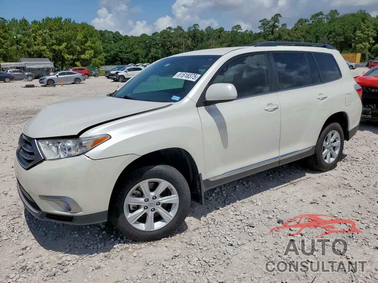 TOYOTA HIGHLANDER 2013 - 5TDZA3EH6DS041739
