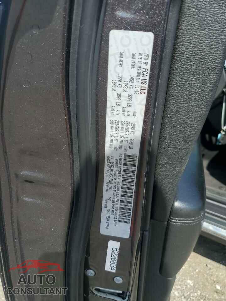 DODGE DURANGO 2017 - 1C4RDJAG1HC717868