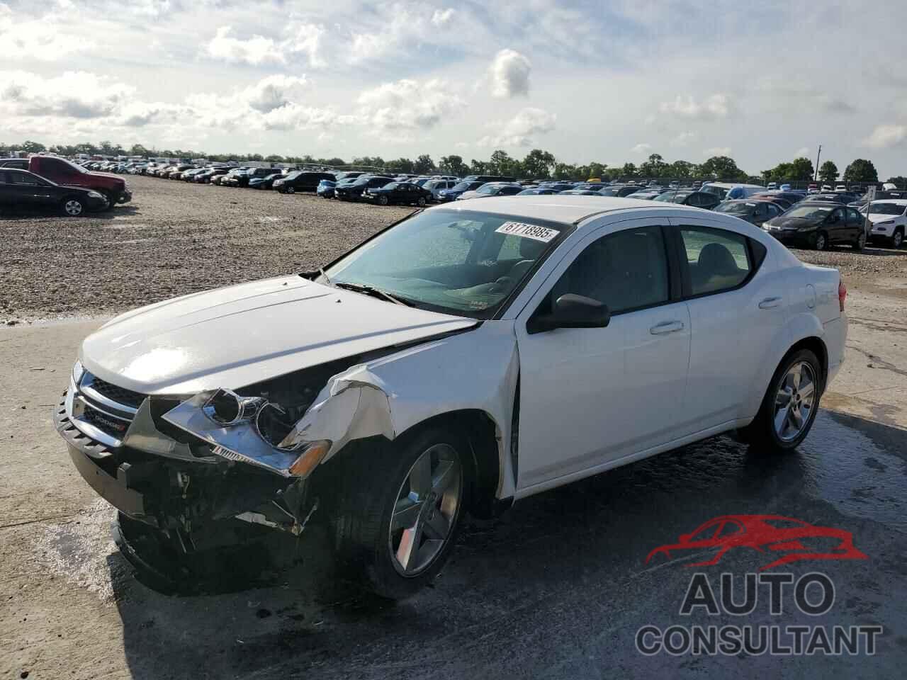 DODGE AVENGER 2013 - 1C3CDZABXDN653938