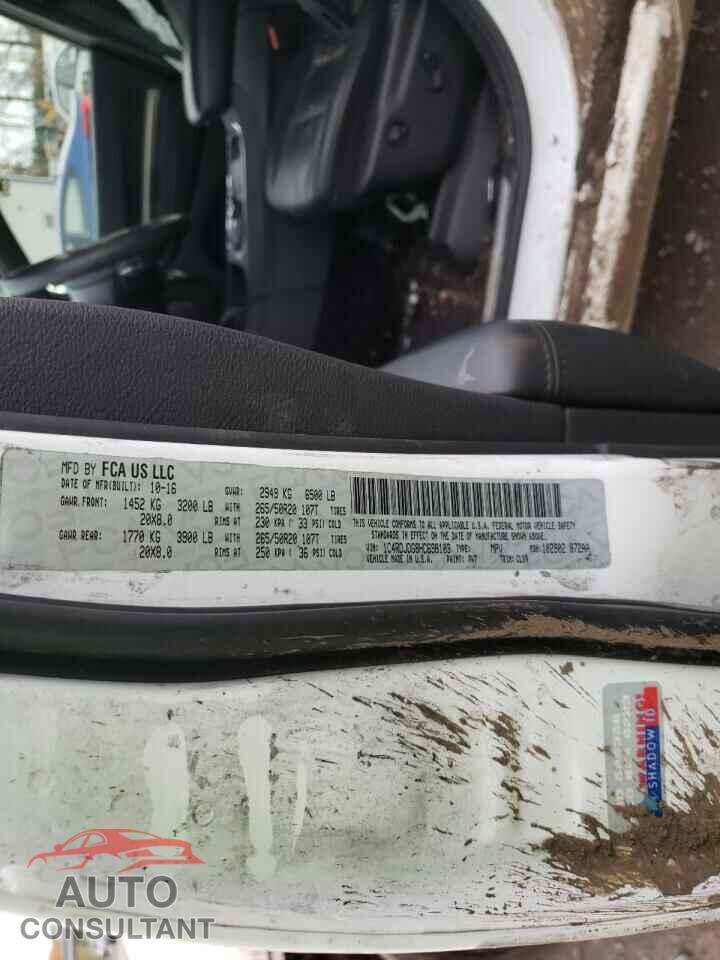 DODGE DURANGO 2017 - 1C4RDJDG8HC698103