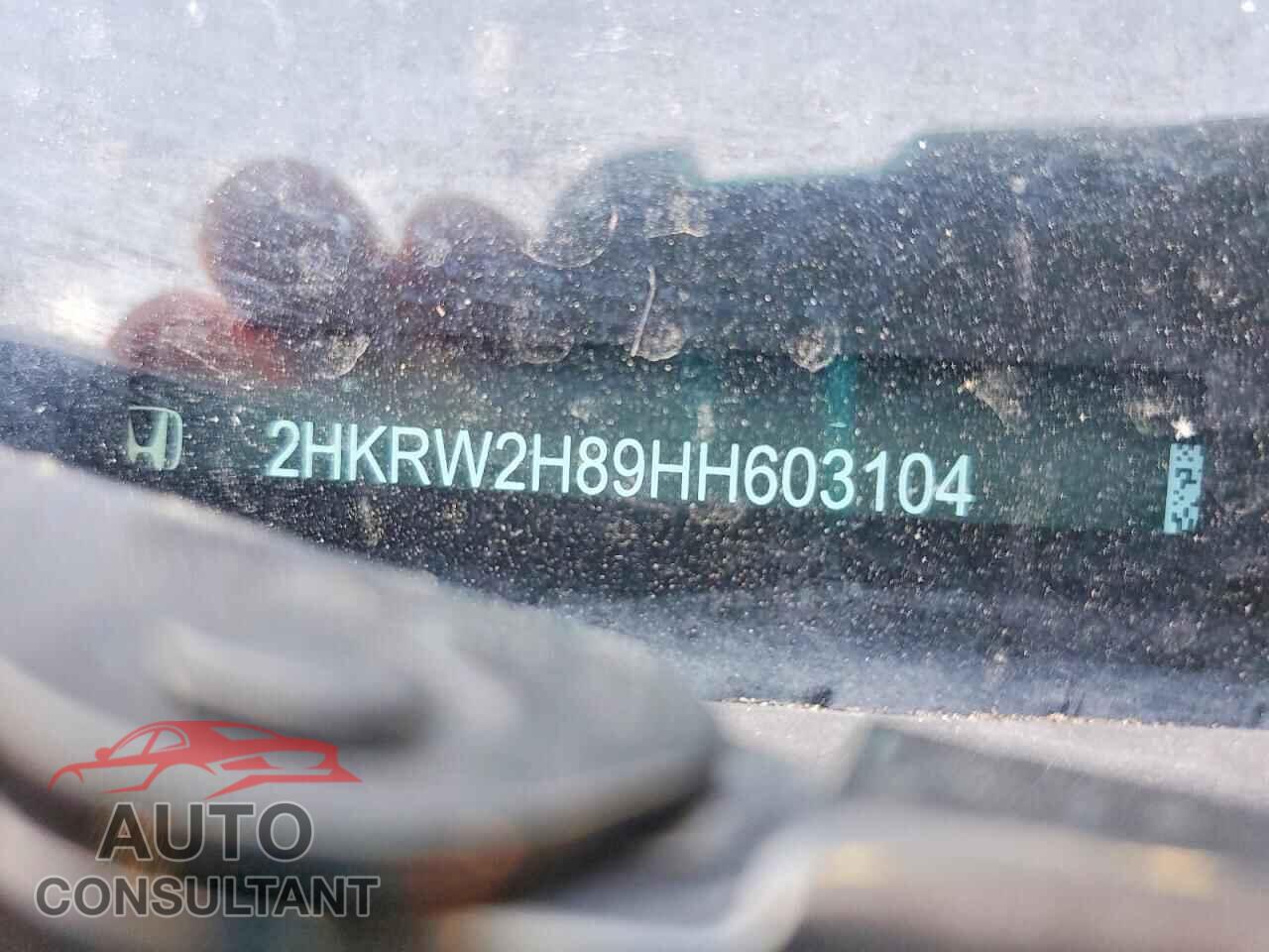 HONDA CRV 2017 - 2HKRW2H89HH603104
