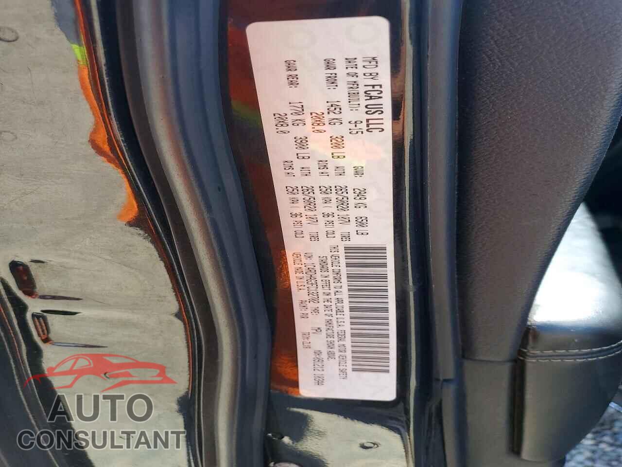 DODGE DURANGO 2015 - 1C4RDHAG3FC132702
