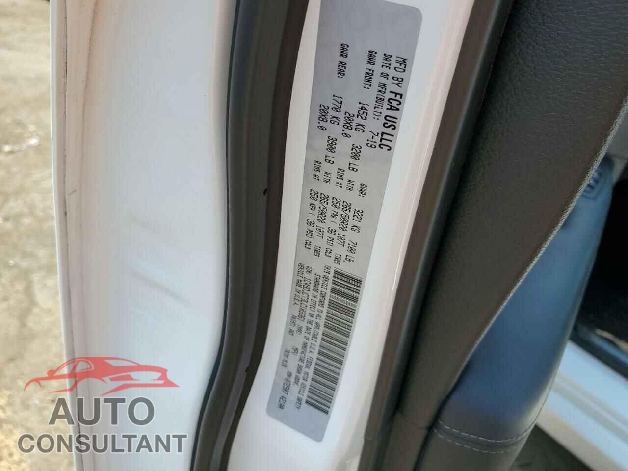 DODGE DURANGO 2020 - 1C4SDJCT3LC103361