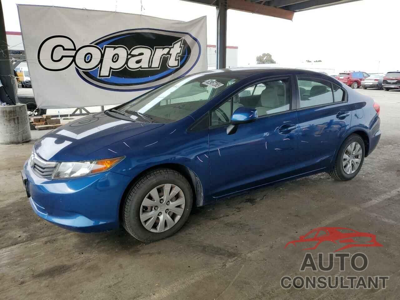 HONDA CIVIC 2012 - 19XFB2F56CE323726