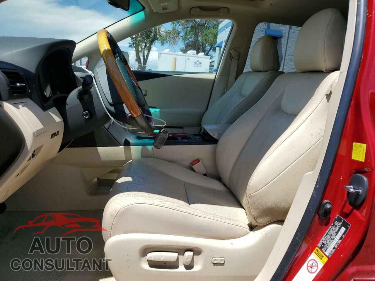 LEXUS RX350 2010 - 2T2BK1BA6AC063864