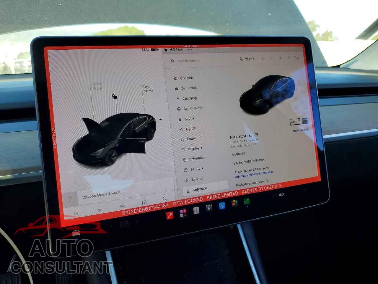 TESLA MODEL 3 2018 - 5YJ3E1EB6JF144184