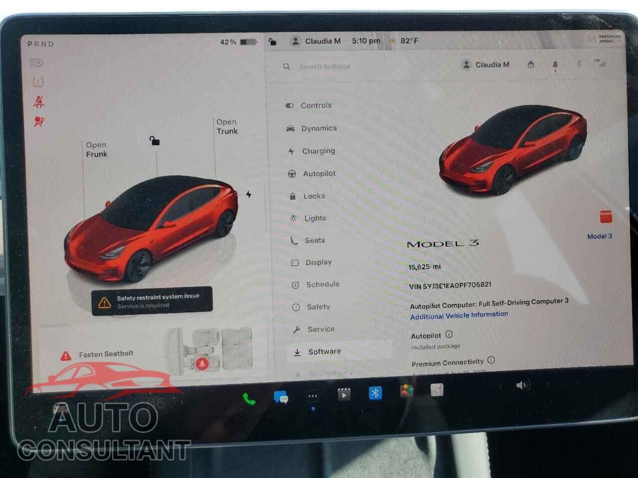 TESLA MODEL 3 2023 - 5YJ3E1EA0PF705821