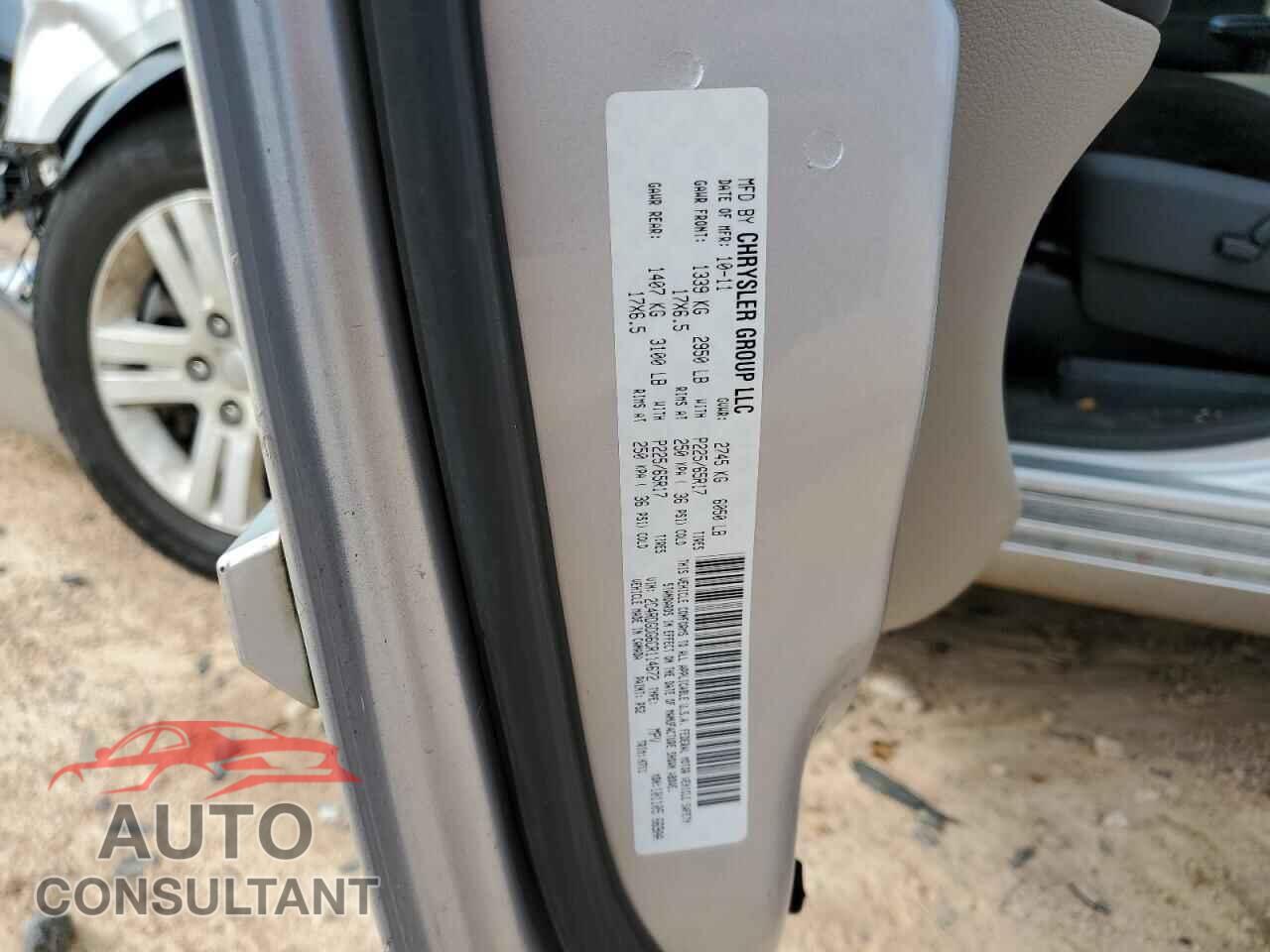 DODGE CARAVAN 2012 - 2C4RDGDG6CR114672