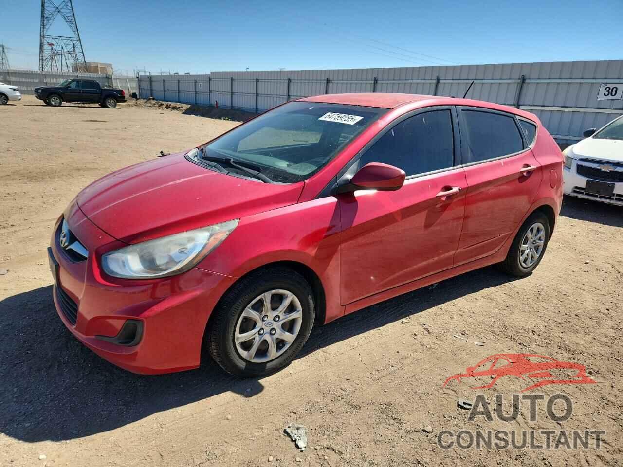 HYUNDAI ACCENT 2013 - KMHCT5AEXDU064259