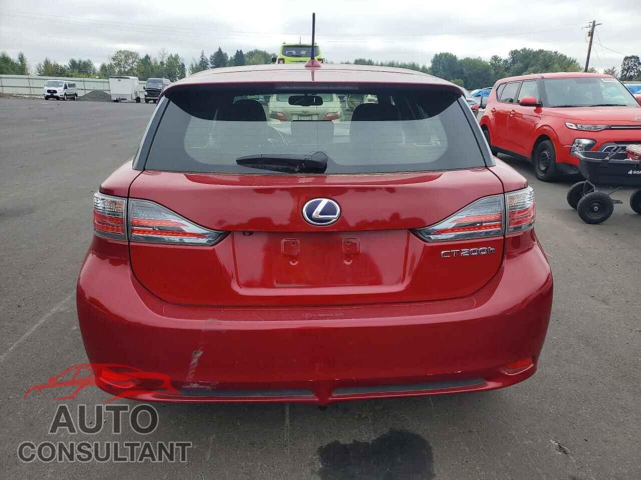 LEXUS CT 200 2012 - JTHKD5BH8C2054361