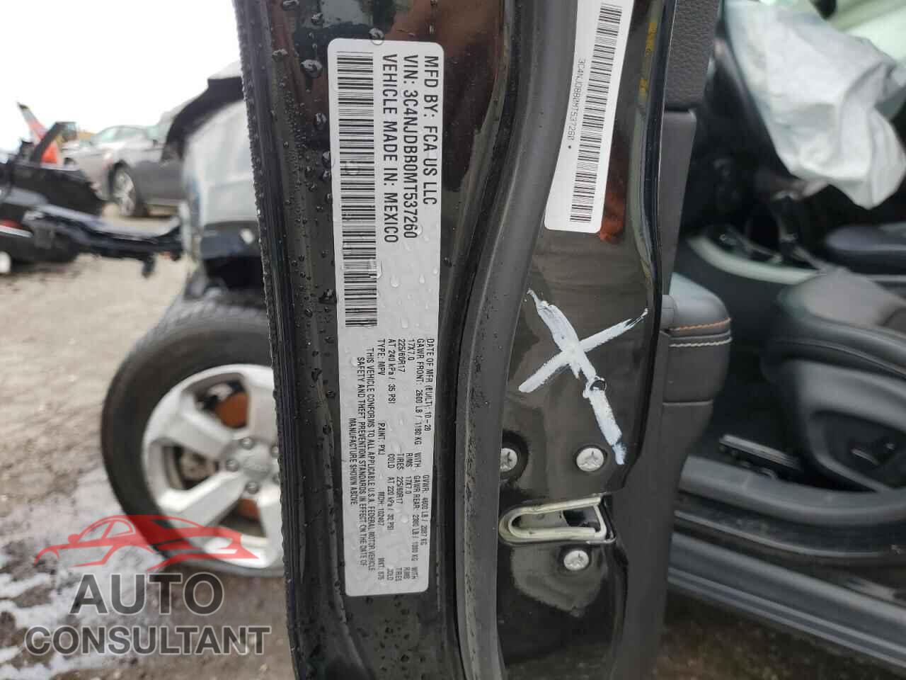 JEEP COMPASS 2021 - 3C4NJDBB0MT537260