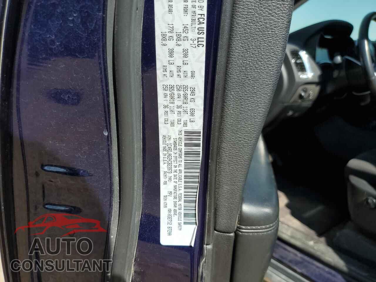 DODGE DURANGO 2017 - 1C4RDJAG2HC823973