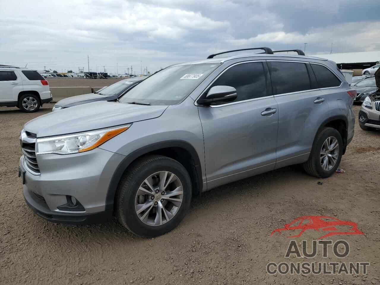 TOYOTA HIGHLANDER 2014 - 5TDJKRFH3ES029318