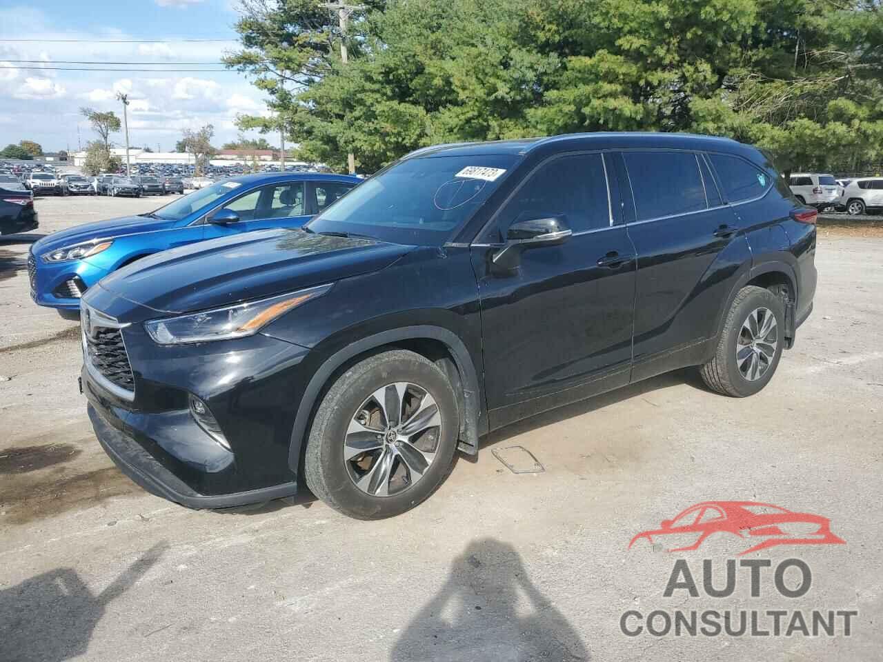 TOYOTA HIGHLANDER 2021 - 5TDHZRBH7MS102205