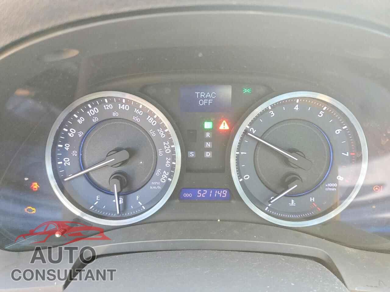 LEXUS IS 2013 - JTHCF5C28D5061352