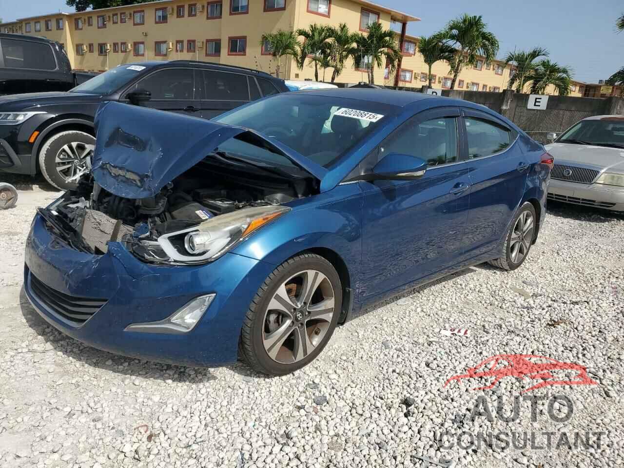 HYUNDAI ELANTRA 2016 - KMHDH4AH0GU485373