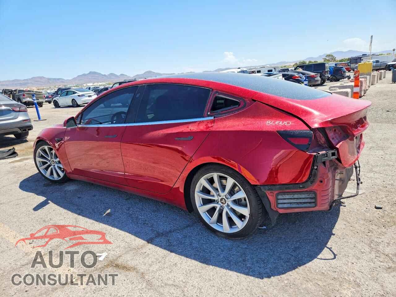 TESLA MODEL 3 2019 - 5YJ3E1EB7KF389738