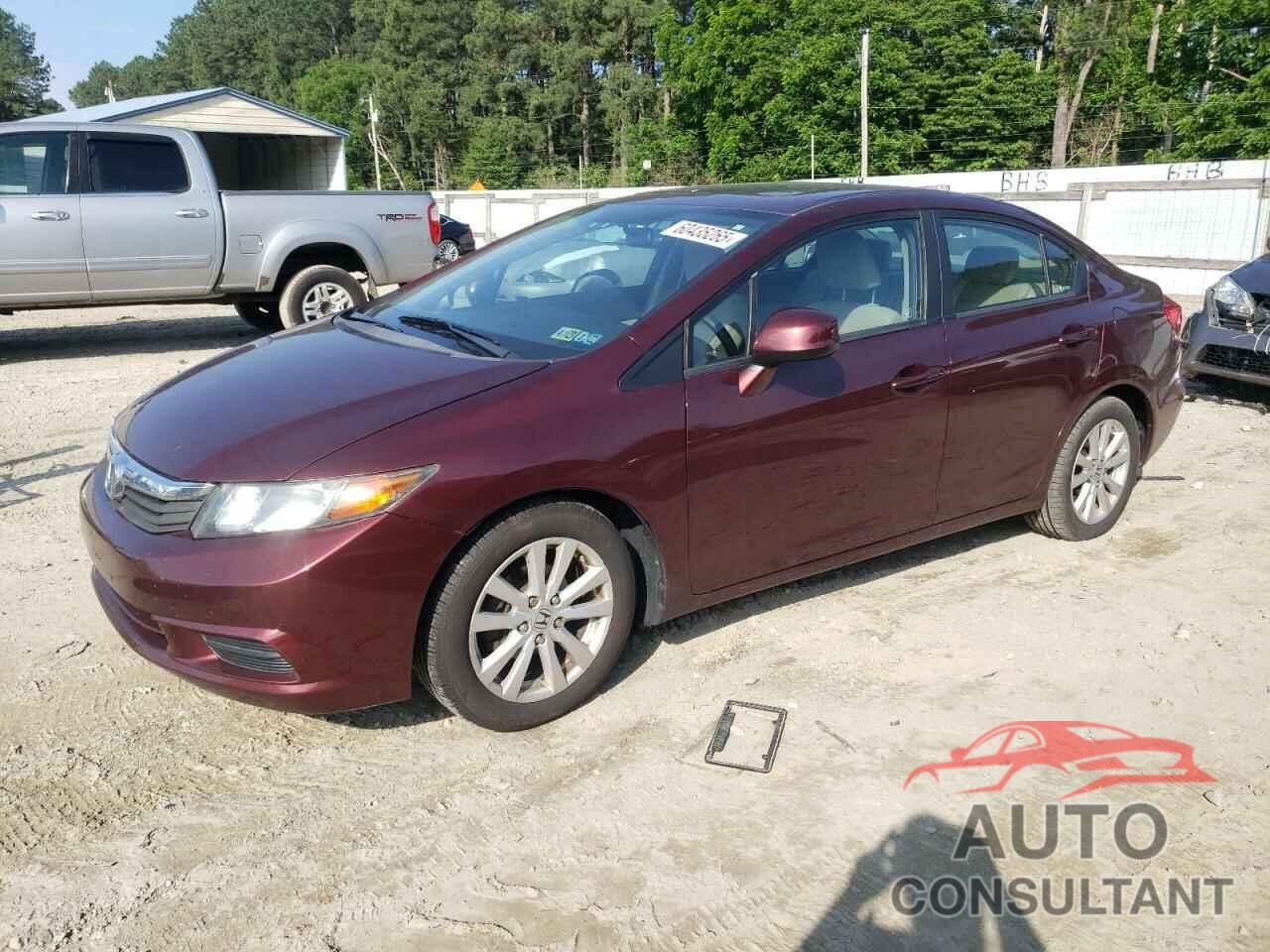 HONDA CIVIC 2012 - 19XFB2F80CE384127