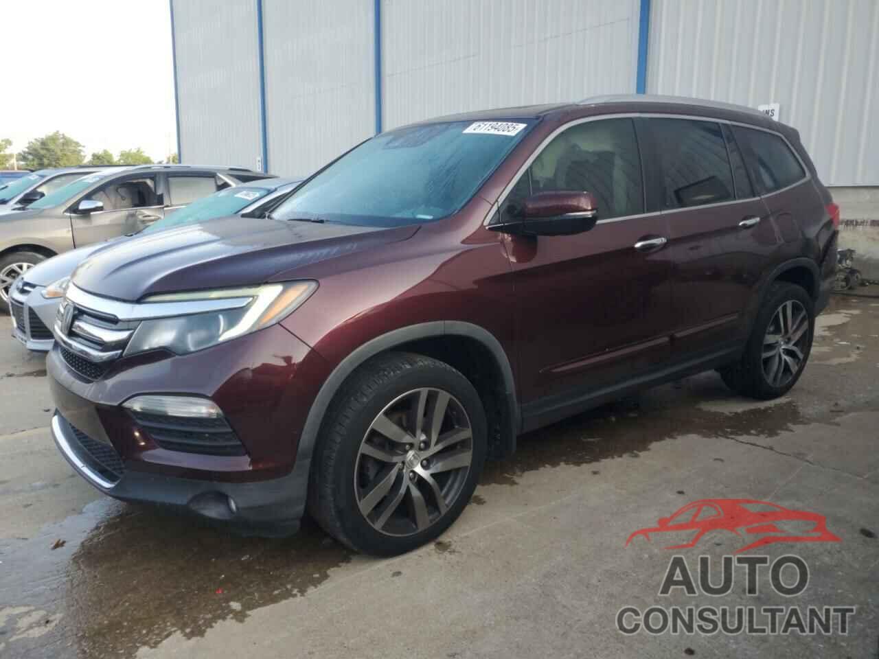 HONDA PILOT 2017 - 5FNYF6H99HB004116