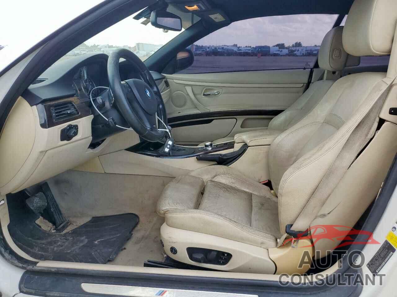 BMW 3 SERIES 2012 - WBADW3C50CE822438