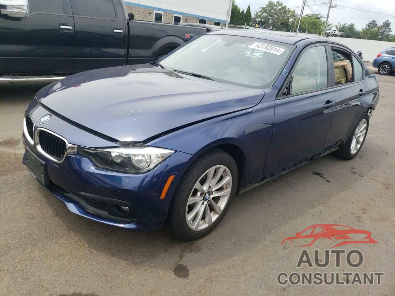 BMW 3 SERIES 2017 - WBA8E5G31HNU42833