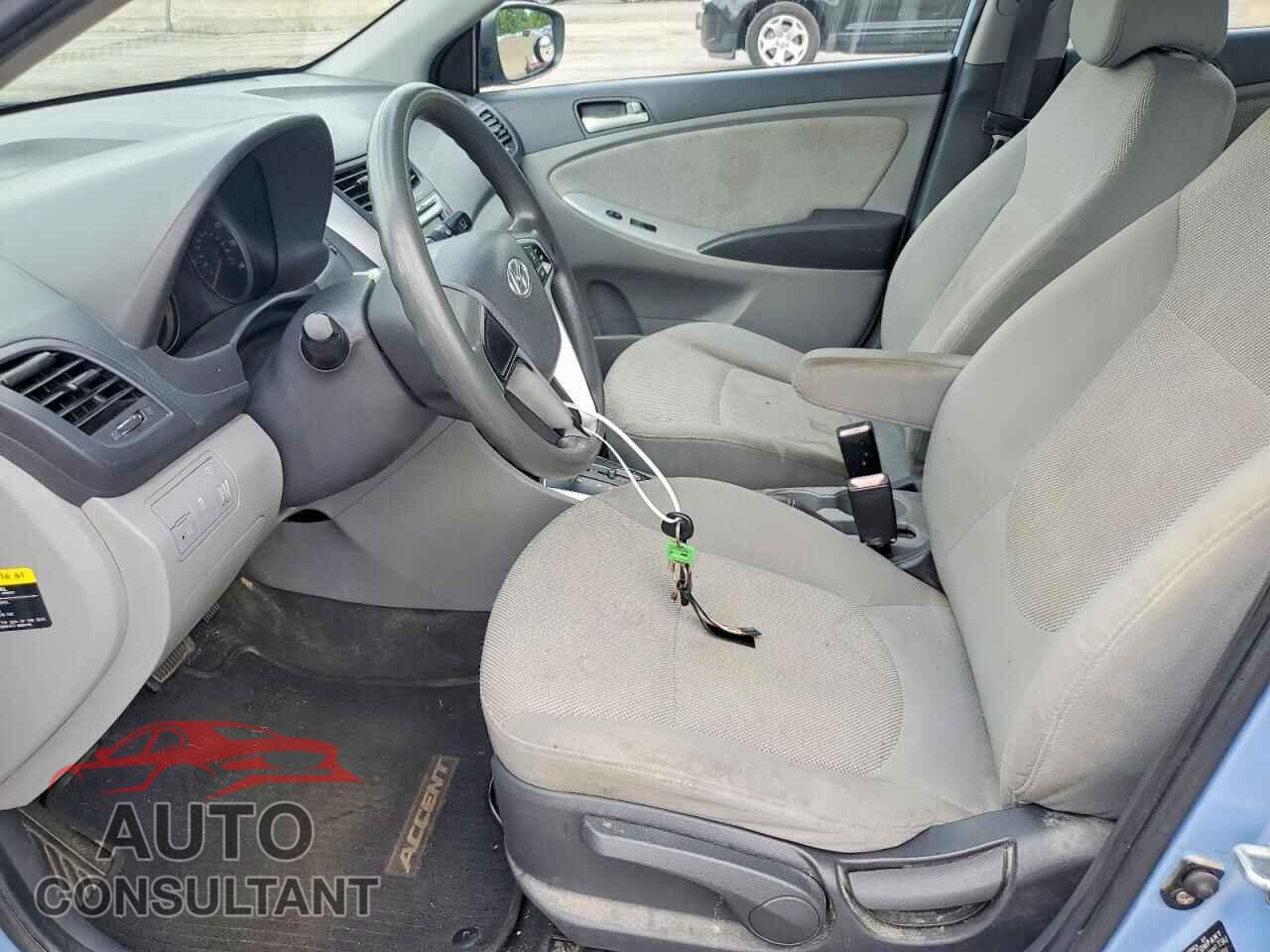 HYUNDAI ACCENT 2012 - KMHCT5AE1CU036400