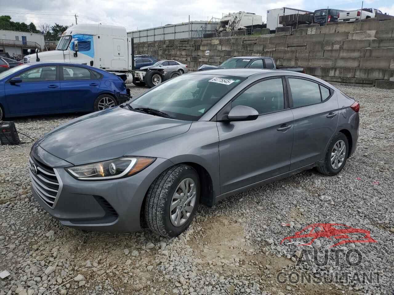 HYUNDAI ELANTRA 2018 - KMHD74LFXJU608991