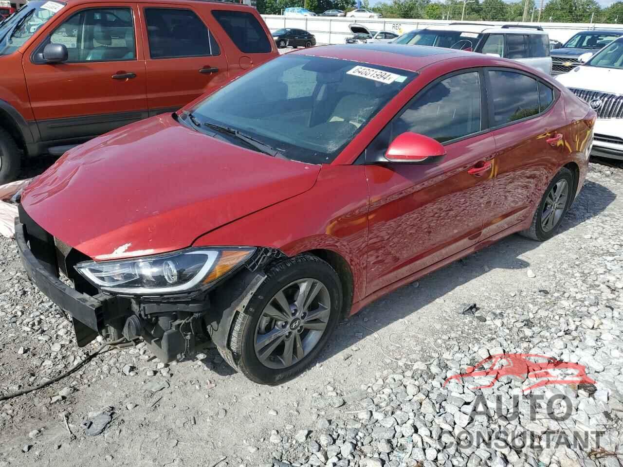 HYUNDAI ELANTRA 2017 - KMHD84LF9HU355606