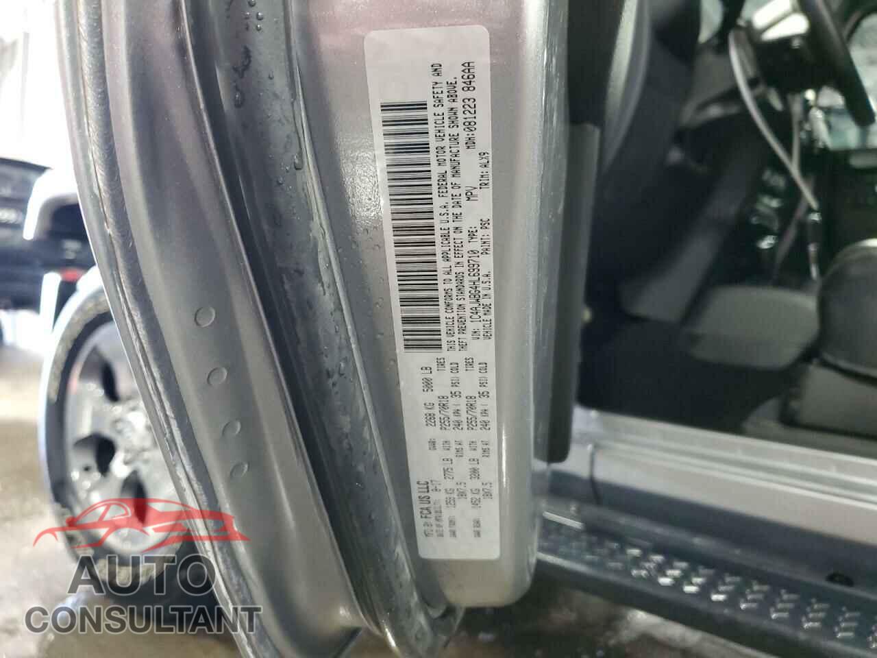 JEEP WRANGLER 2017 - 1C4AJWBG4HL699710