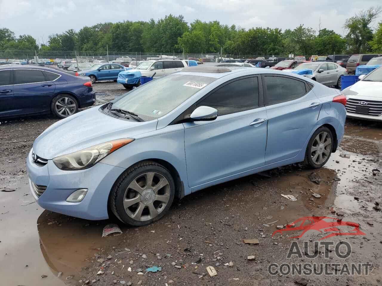HYUNDAI ELANTRA 2013 - KMHDH4AE6DU569330