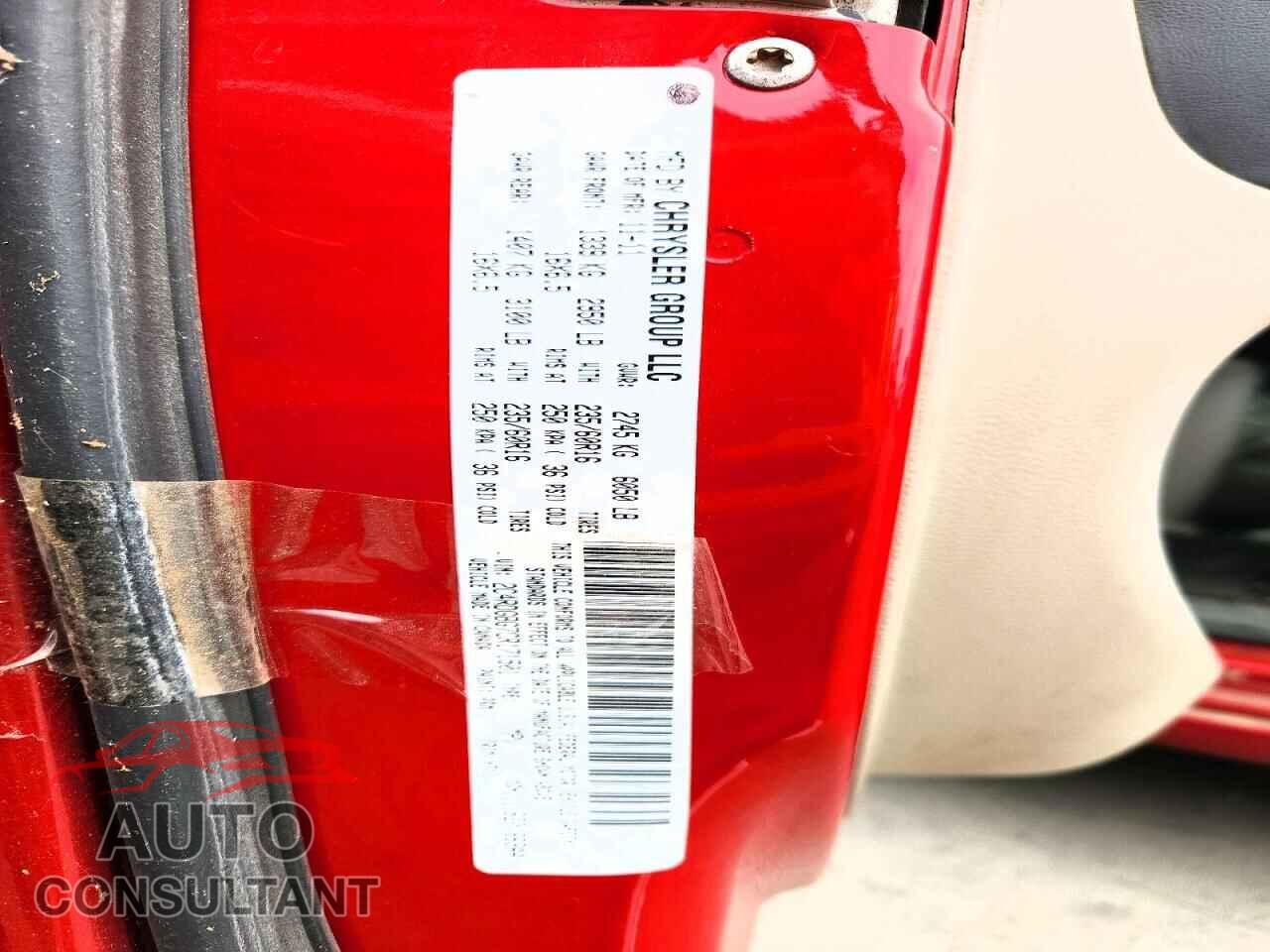 DODGE CARAVAN 2012 - 2C4RDGBG7CR171501