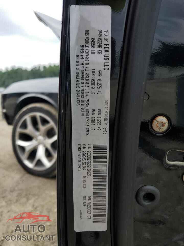 DODGE CHALLENGER 2016 - 2C3CDZAG6GH301271