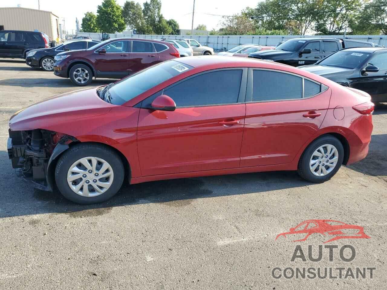 HYUNDAI ELANTRA 2018 - KMHD74LF5JU451385