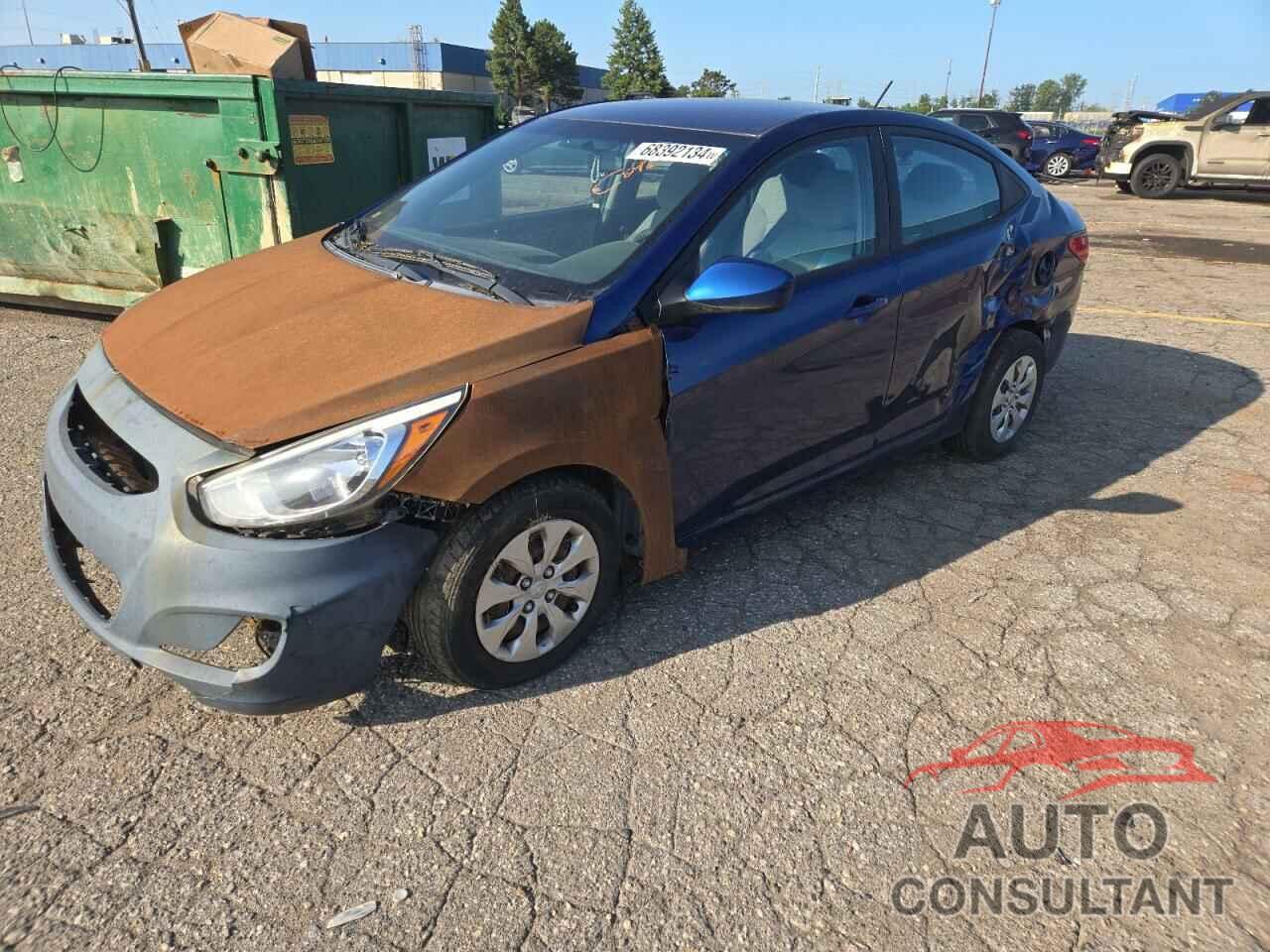 HYUNDAI ACCENT 2017 - KMHCT4AE2HU186193